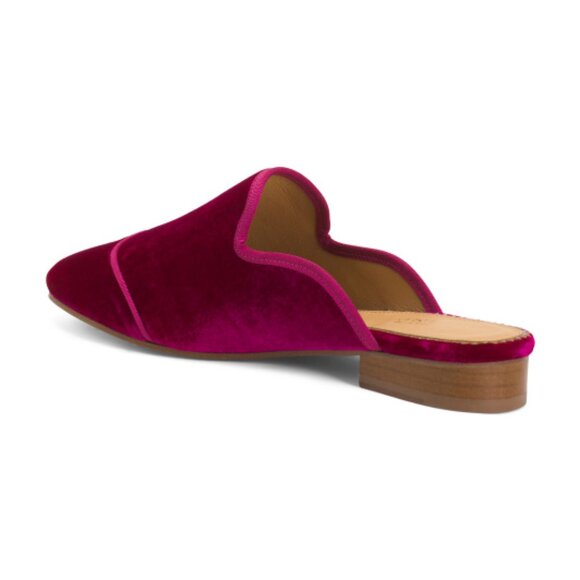 THE OFFICE OF ANGELA SCOTT Made In Portugal Miss Adelaide Flat Mules - Picture 2 of 3
